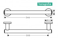 ASIDERO DUCHA LOGIS UNIVERSAL HANSGROHE